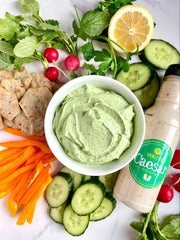 High Protein Green Goddess Caesar Dip