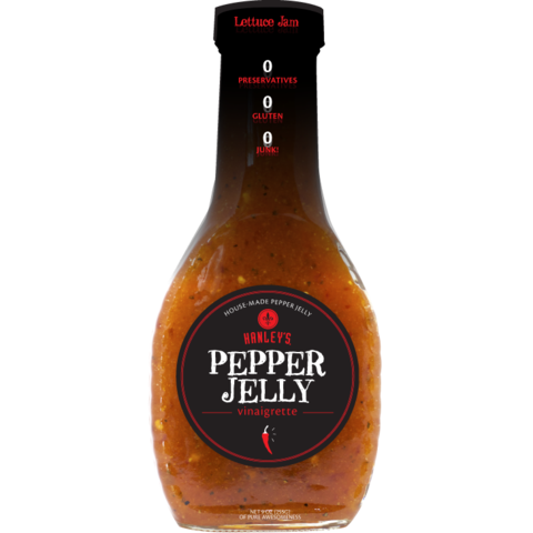 Lettuce Jam: Hanley's Pepper Jelly vinaigrette is now available