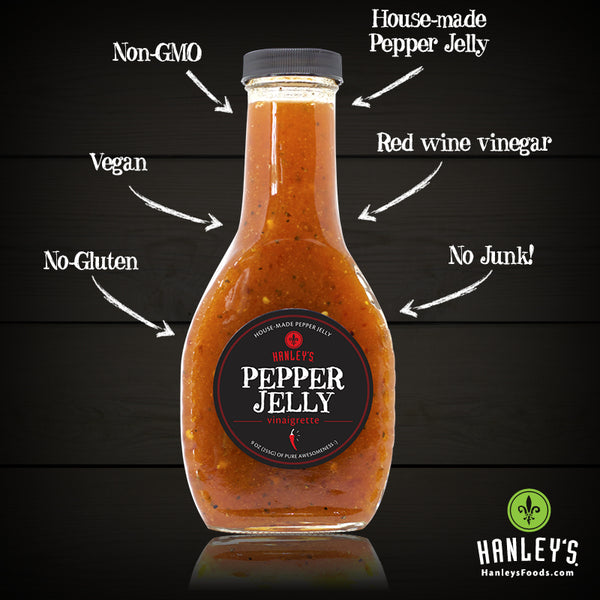 Pepper Jelly vinaigrette Hanley's Foods